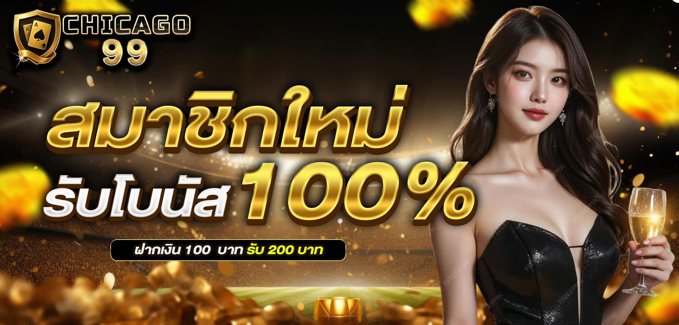 CHICAGO99 ศูนย์รวมการพนันทุกรูปแบบ ไม่มีล๊อก เล่นได้แค่ไหนเอาไปเท่านั้น !! Homepage banner 2