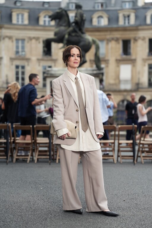 AMI SS26 PHOTOCALL SARAH PAULSON