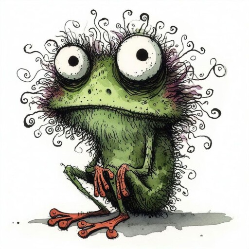 Crazy Frog Clipart, 12 High Quality Pngs & Jpgs, Funny Frog Designs, Quirky Toads, Paper Crafts, COM