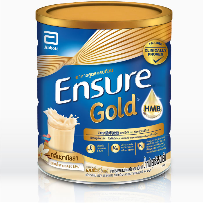 นมที่โปรตีนสูง Ensure Gold
